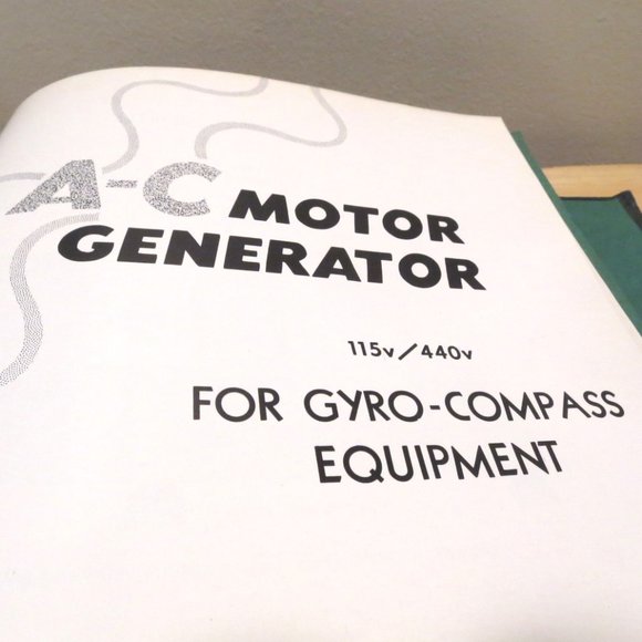 Vintage Naval Instruction Manual Sperry Gyro-Compass Mark XIV Mod II USA - Picture 7 of 12